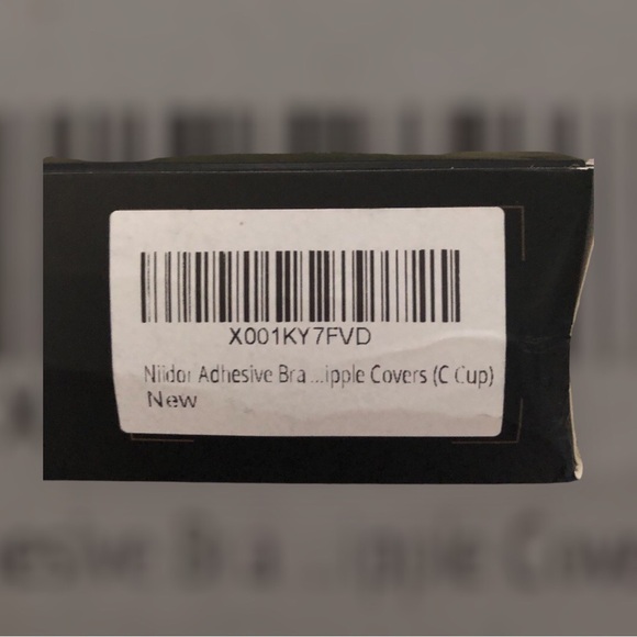 NWT NiiDor Brand Strapless Sticky Silacone Bra Size C - Picture 4 of 6